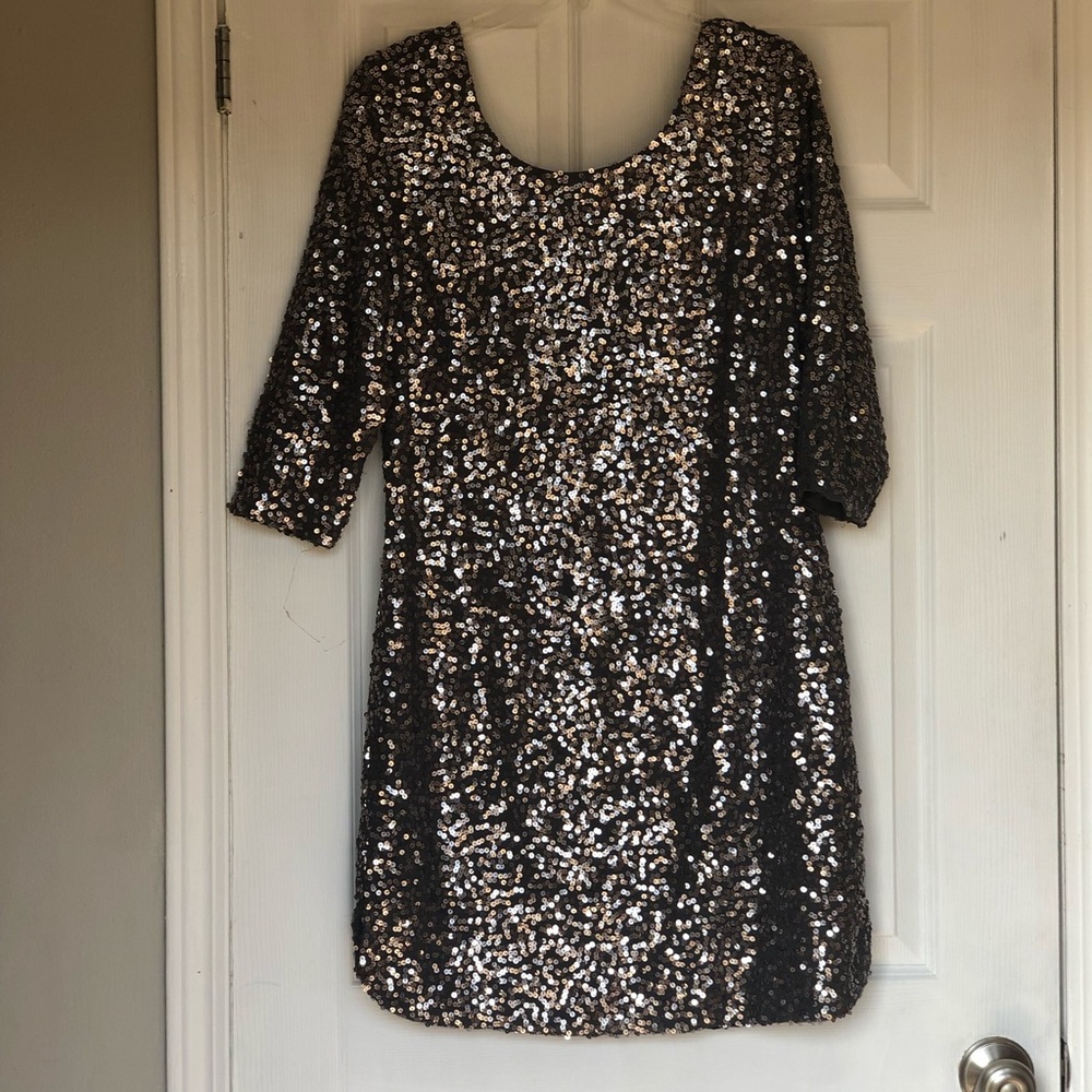 Lauren Conrad short sequin cocktail dress